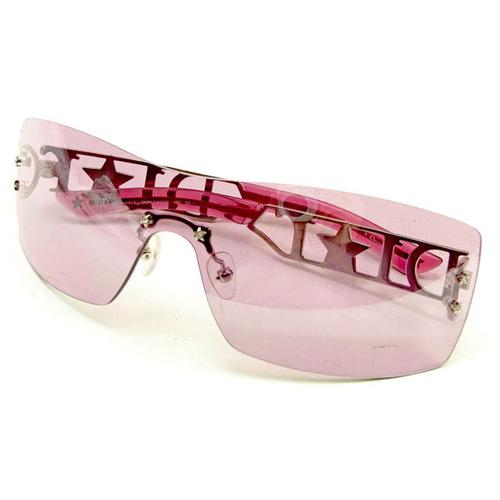 有dior dior太阳眼镜明星眼镜女士线斯通的one-length型清除粉红